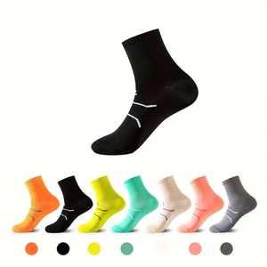 Chạy Bông Đệm Kẹo Màu Sắc Thực Tế Tập Thể Dục Thể Thao <span class=keywords><strong>Elite</strong></span> Vớ Biểu Tượng Tùy Chỉnh Thể Thao Vớ - Product Image 1