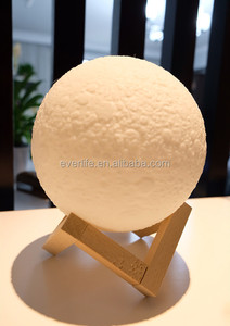 Lámpara Lunar Industrial Impresa en 3D, Luz Nocturna para Niños y Mujeres, Carga USB, Brillo Ajustable, Decoración para Sala de Estar y Hogar - Product Image 2
