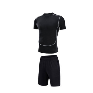 Ropa personalizada para correr para hombre, 3 piezas, gimnasio, deportes, secado rápido, Fitness, Yoga, ropa deportiva, Jogging, chándal, gimnasio, conjuntos de Fitness - Product Image 6