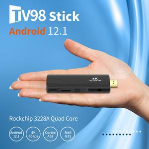 ทีวีสติ๊ก 2026 TV98 4K สมาร์ททีวีสติ๊ก ระบบแอนดรอยด์ 12 กล่องรับสัญญาณ Rockchip Quad Core 5G WiFi เครื่องเล่นมีเดีย แรม 2GB รอม 16GB สตรีมมิ่งสติ๊ก 4K - Product Image 3