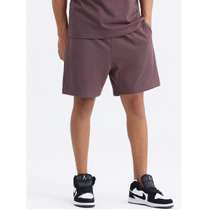 Pantalones cortos de algodón deportivos para gimnasio de OEM para hombre, cómodos Pantalones deportivos French Terry Athletic Jogger, sudor personalizado - Product Image 5