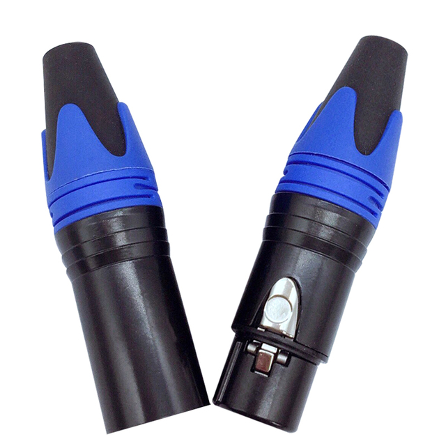 XLR 3P Male/Female Cable Combo Connector