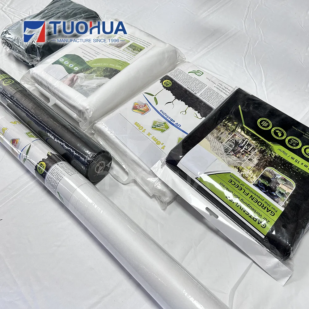 Agriculture non-tissé tissu 100% PP Spunbond Non tissé rouleaux de tissu