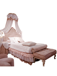 <span class=keywords><strong>Letto</strong></span> Imbottito in Stile Francese <span class=keywords><strong>per</strong></span> Cameretta da <span class=keywords><strong>Bambina</strong></span>, <span class=keywords><strong>Letto</strong></span> Principessa con <span class=keywords><strong>Baldacchino</strong></span> in Legno Massello <span class=keywords><strong>per</strong></span> Camera da <span class=keywords><strong>Letto</strong></span> Principale - Product Image 5