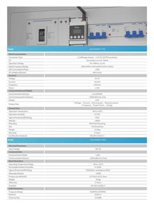 Expédition DDP - Compteur d'électricité intelligent triphasé Deye Sun-smart-ct01Wireless avec communication Lora/RS485, portée de 200 m, pour usage domestique - Product Image 4
