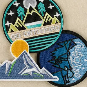 Custom Embroidery Patch Computer Embroidery Stamp Shoulder And Arm Stamp 3D Badge Overlock Patch Patch