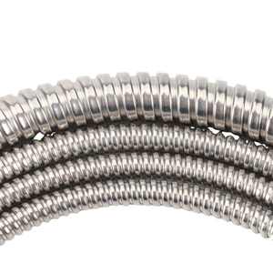 1/2 дюймов 16 мм гофрированный 304 из нержавеющей стали шланг для душа гибкий трубопровод - Product Image 6