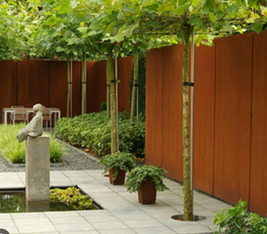 Panel divisor exterior postes de esgrima soportes de acero corten valla de jardín postes t para la venta ajustable - Product Image 2