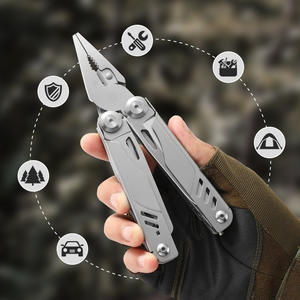 Alicate <span class=keywords><strong>multiherramienta</strong></span> plegable portátil más vendido, <span class=keywords><strong>multiherramienta</strong></span> para exteriores de grado Industrial con hoja, destornillador, regla, hoja de sierra - Product Image 3