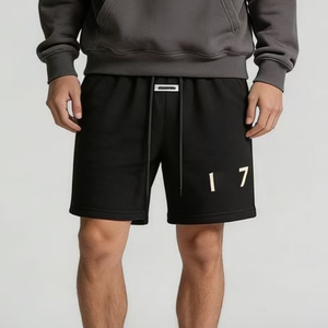 Pantalones Cortos Deportivos Essentiel <span class=keywords><strong>Fear</strong></span>, Pantalones Cortos de Forro Polar 100% Poliéster, Pantalones Cortos Casuales para Hombre - Product Image 5