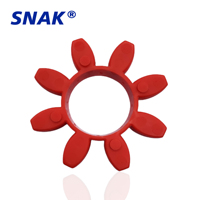 Coussin d'accouplement araignée SNAK Factory pour machines pétrolières, en caoutchouc PU, type GR MT T, élément araignée d'accouplement à mâchoires courbées pour arbre