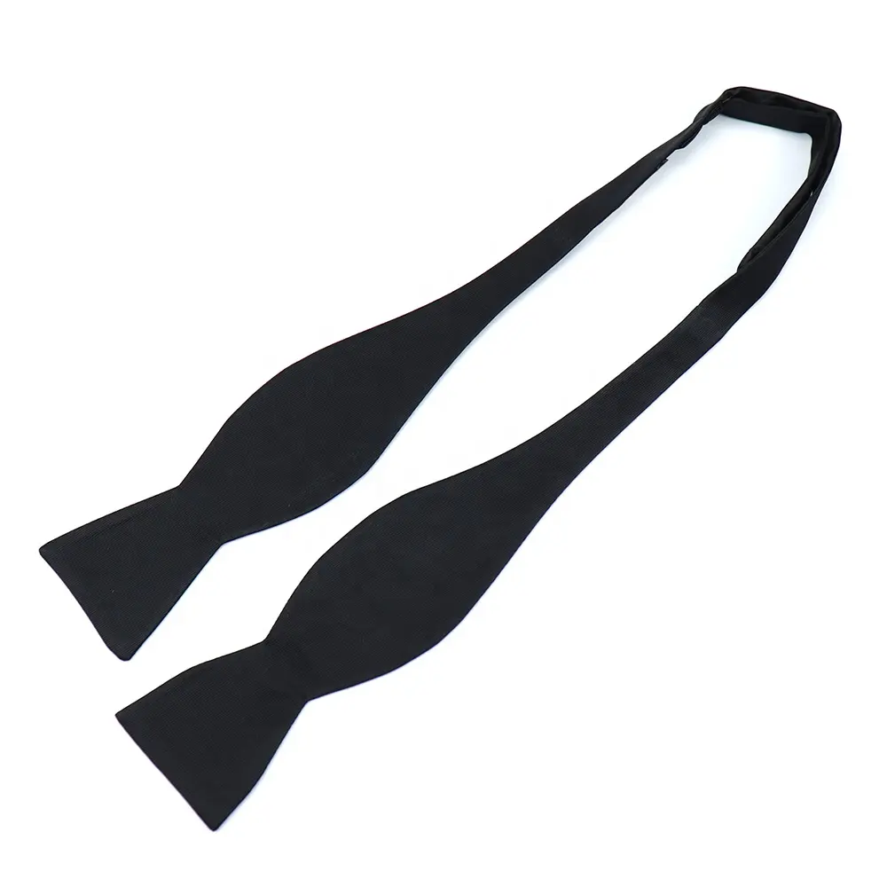Нестандартная конструкция черного цвета с украшениями ручной работы кем галстуков галстуки-бабочки 100% шелк твил сплошного цвета в винтажном стиле; С галстуком-бабочкой для мужчин