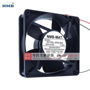 พัดลมแกน NMB รุ่น 5015KL-05W-B50 24V DC 1.22A แรงลมสูงสำหรับระบายความร้อน - Product Image 1