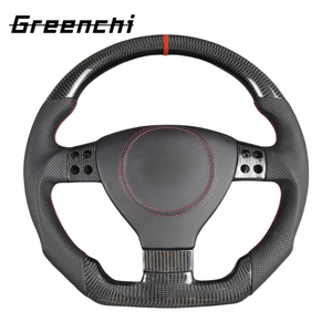 <span class=keywords><strong>Volante</strong></span> de Coche Personalizado de Fibra de Carbono Real Compatible con Volkswagen <span class=keywords><strong>Golf</strong></span> 5, Jetta MK5, GTI, <span class=keywords><strong>R32</strong></span>, EOS, Passat B6 Sin Airbag - Product Image 6