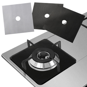 Couvre-cuisinière à gaz Golden Supplier, protections antiadhésives pour brûleurs de cuisinière à gaz, accessoires de cuisine - Product Image 2