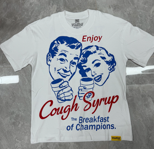 A <strong>AWFUL</strong> LOT of COUGH SYRUP Top Quality Oversized Scannable Drop Shoulder Mens Short Sleeve Cotton Printed <strong>Shirts</strong> for Men - Product Image 5