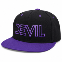 Casquettes personnalisables à 6 panneaux, casquette snapback à visière plate, broderie 3D, casquettes de baseball, hip hop, unisexe, vente en gros, OEM