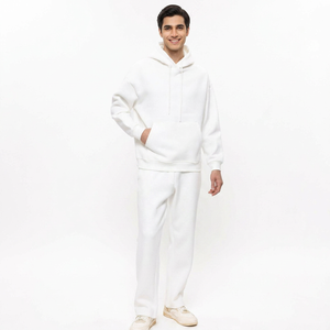 Chándal Personalizado con Logotipo XXL para Hombre, Sudadera con Capucha 100% Algodón con Estilo de Conjunto, Chándal Personalizado de Alta Calidad para Hombre de Talla Grande - Product Image 1