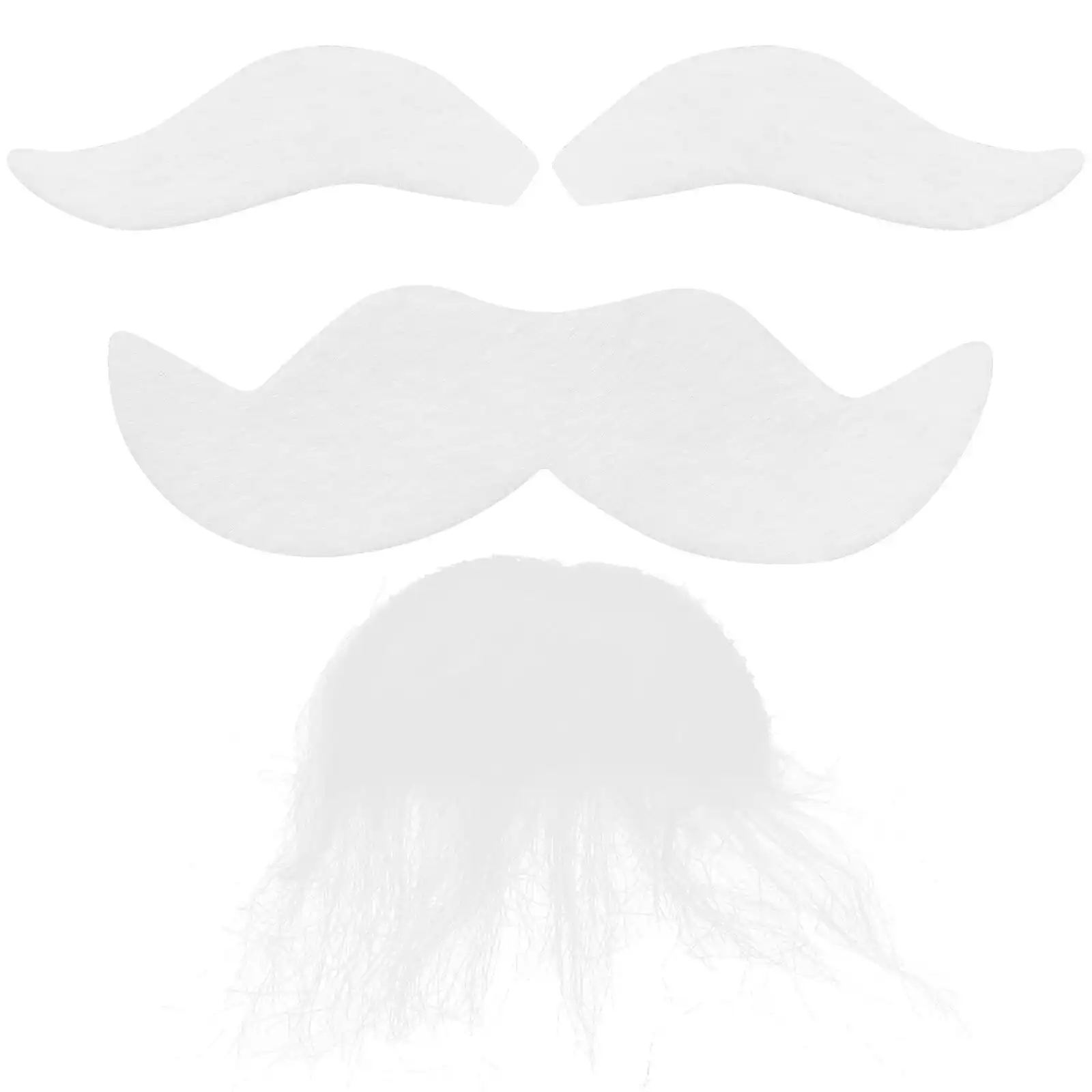 Eco-Friendly Chemical Fiber Simulated Fake Moustache Convenient Party Focal Point Disguise Fake Mustache Bringing Party Surprise