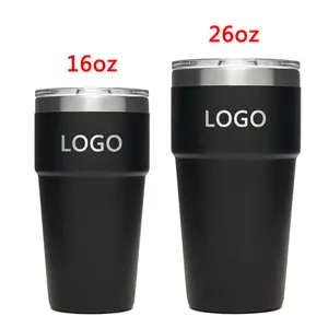 MV-014 Custom Logo New Double Wall Insulated Stainless Steel Tumbler Vacuum Insulated Tumbler Cup 16oz 26oz