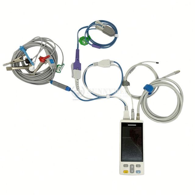 SY-W001N-3 Handheld 4'' Color TFT Veterinary Vital Signs Patient Monitor for Clinic/Hospital Multiparameter ICU Machine