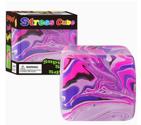   Jouet sensoriel anti-stress en forme de cube de glace à levée lente en maltose, boule anti-stress souple et extensible pour soulager l'anxiété et favoriser la concentration