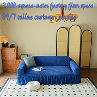 Fabricants de housses de canapé de style français, entièrement enveloppantes, antidérapantes, anti-griffures pour chats, housses de canapé extra larges, protecteurs de canapé