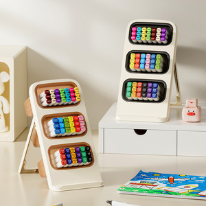 Desktop Storage Box Multi Layer Marker Holder Standing Type Office Student Stationery Organizer Solid Color Rectangle - Product Image 1