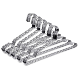 Clothes <b>Hangers</b> 50 Pack Wire Coat <b>Hangers</b> Stainless Steel Non Slip Heavy Duty Clothing <b>Hangers</b> - Product Image 1
