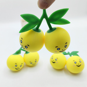 Balle anti-stress créative et originale en forme de loquat, jouet de décompression extensible très populaire pour enfants, garçons et filles - Product Image 2