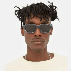 Lunettes de soleil de haute qualité avec logo personnalisé pour hommes 2024 Lunettes de soleil de créateur Montures de lunettes de soleil en acétate à la mode polarisées pour femmes