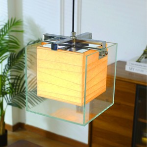 Designer Glass <b>Cube</b> Pendant <b>Light</b> Led E26 36V Stainless Steel Modern Indoor Lighting For Living Room Bedroom Hallway - Product Image 1