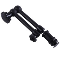 Bras Magique en Alliage d'Aluminium Usiné CNC de 7 Pouces avec Fixation Rapide pour Appareil Photo et Vis 1/4-20 Personnalisée