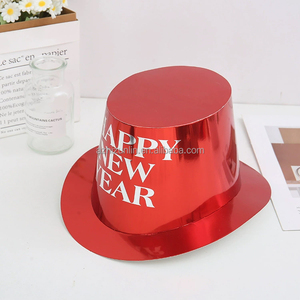 Cappelli a Cilindro Metallici Ecologici Zhizunlin per Capodanno, Halloween, <span class=keywords><strong>Natale</strong></span>, Ritorno a Scuola, Feste, Colori Personalizzabili per Adulti - Product Image 5