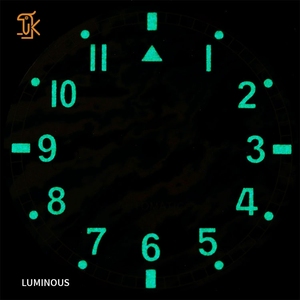 Esfera de reloj Nh35 de aleación de Damasco de titanio personalizada, fabricante de accesorios de gama alta, esfera de reloj de color de 33,6mm, esferas árabes - Product Image 3