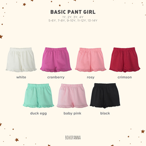 Ensemble de shorts en coton pour filles, taille élastique, bordure à volants, tenue décontractée, multicolore, vêtements d'été pour tout-petits, shorts en coton - Product Image 5