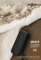 Speaker Bluetooth H300L IPX7 Pink 30W Bass Berat Nirkabel dengan Dual Passive Radiator, Cocok untuk Camping dan Pantai, Portabel