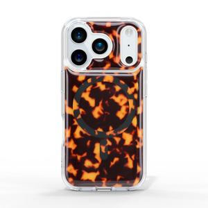 Coque de téléphone tendance en écaille de tortue antichoc en époxy de marque AIKUSU pour iPhone 17 Series - Product Image 1