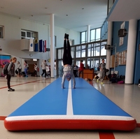 Tapis de gymnastique gonflable, 3M 5M 6M 8M, piste d'air professionnelle, de haute qualité, pour la gymnastique, livraison gratuite