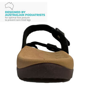 <span class=keywords><strong>Sandali</strong></span> <span class=keywords><strong>Ortopedici</strong></span> Comodi da <span class=keywords><strong>Donna</strong></span> con Zeppa e Strass, <span class=keywords><strong>Sandali</strong></span> Hong con Supporto per Fascite Plantare e Arco Plantare, Infradito - Product Image 2