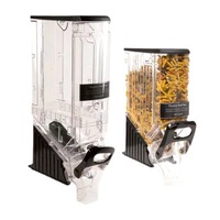 XL Wandmontierter Schwerkraftspender für lose Körner, Getreide, Kaffeebohnen, Reis, Trockenkörner, Süßigkeiten und Lebensmittel – ideal für lose Müsli, Nüsse und Getreide