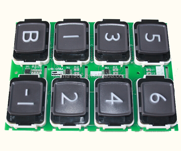 三菱エレベーター用 LHB-052A ボタンパネル（24V、20A、LED付き）
