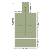 Tapis de yoga et de Pilates écologique pliable pour femmes, tapis de yoga personnalisés avec logo imprimé, antidérapants, en caoutchouc PU, vente en gros, tapis de yoga pour la salle de sport