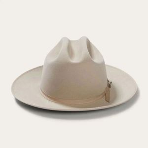 Sombreros Fedora de Lana Unisex Estilo Western Vintage al por Mayor, de Ala Ancha, Casuales, para Exteriores, para las Cuatro Estaciones - Product Image 1