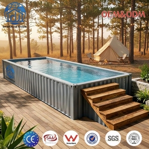 <span class=keywords><strong>Piscina</strong></span> Prefabricada en Contenedor de Envío de 20 pies/40 pies, Sin Necesidad de Excavación, Instalación Rápida, <span class=keywords><strong>Piscina</strong></span> Exterior para Patio Trasero de Villa - Product Image 1