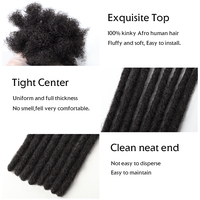 Extensions de Locs Homme Naturels 4-24 Pouces Disponibles – Cheveux Humains, Dreadlocks de Fournisseurs Réputés