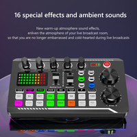 Carte son externe en direct USB Enregistrement Mixeur DJ Micro Haut-parleurs Réduction de bruit Podcast Soundboard