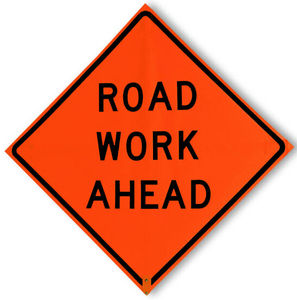 Geçici yol iş güvenliği işareti <span class=keywords><strong>in</strong></span>şaat sahasında - Product Image 4