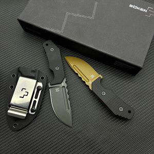 มีดพับ BK <span class=keywords><strong>Warin</strong></span> คุณภาพสูง ด้ามจับ G10 ใบมีดสแตนเลส แบบใบมีดคงที่ ปรับแต่งได้ตามต้องการ รุ่น OEM สำหรับแคมป์ปิ้ง SS277 รับประกัน 1 ปี - Product Image 2