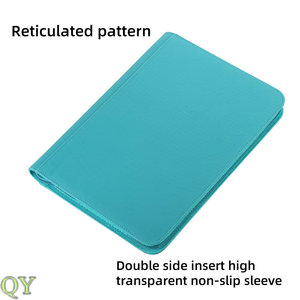 QY 360 <b>Card</b> Zipper Trading <b>Card</b> <b>Binder</b> Custom 9 Pocket Album Portable Collection Storage Book for Game <b>Cards</b> - Product Image 6